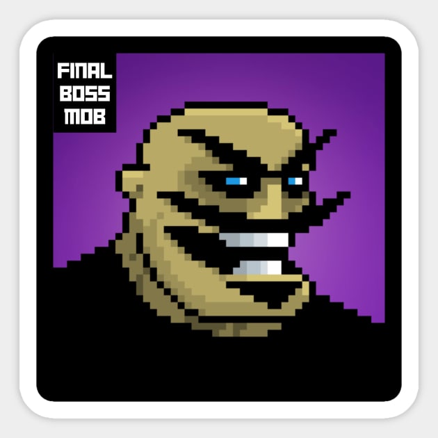 Final Boss Mob #62 Sticker by Final Boss Mob